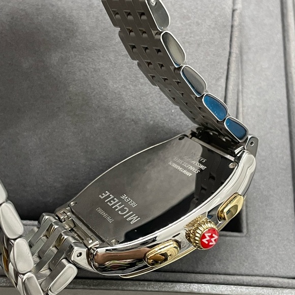 Michele Releve Two Tone Gold & Silver Watch - Picture 8 of 16